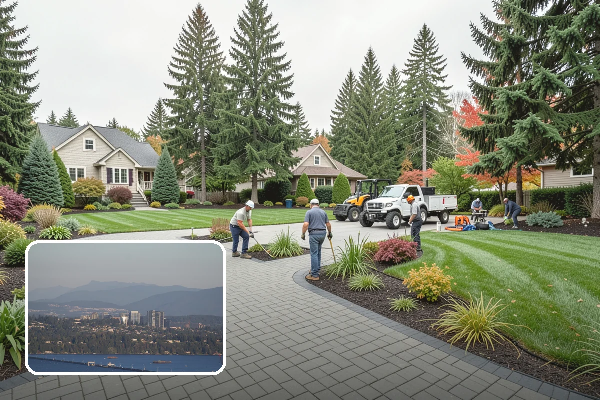 French Drain Installation in Medina, King County, WA - Solves chronic soggy and wet areas