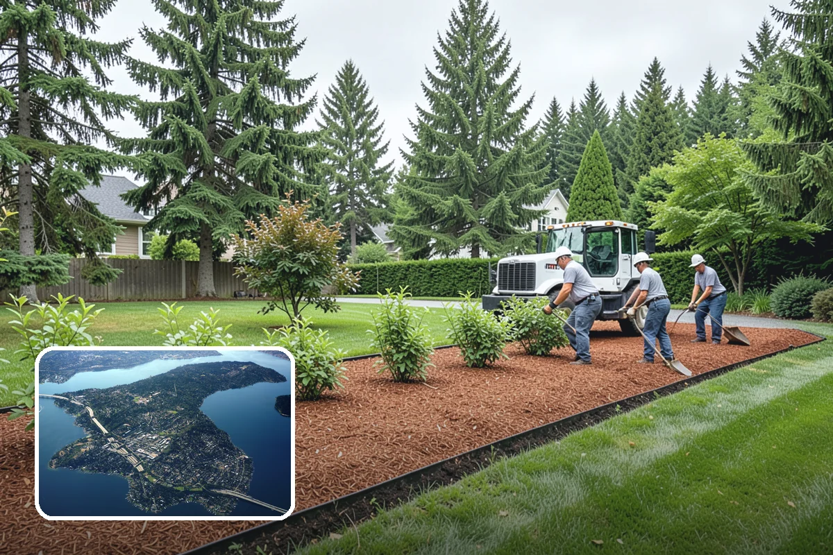 French Drain Installation in Mercer Island, King County, WA - Solves chronic soggy and wet areas