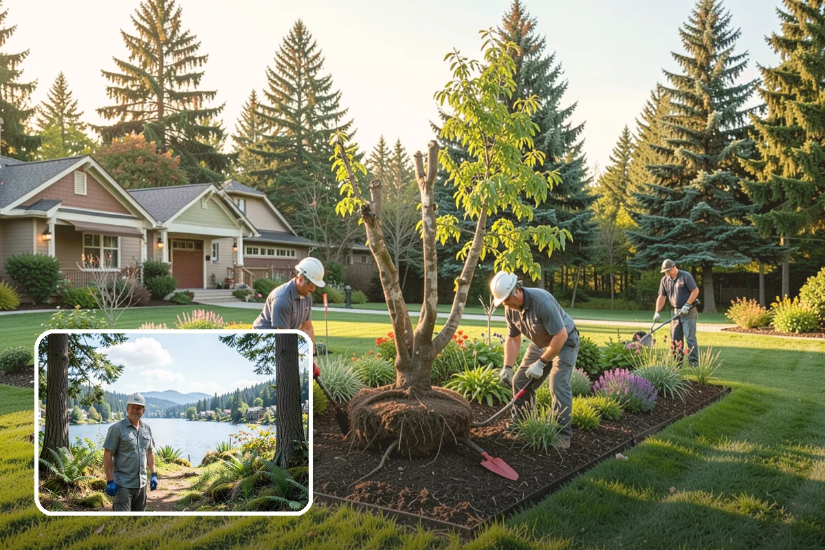 French Drain Installation in Milton, King County, WA - Solves chronic soggy and wet areas