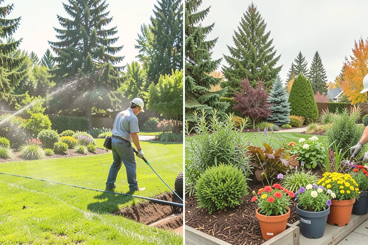 French Drain Installation in Milton, King County, WA - Locate the wet area and outfall path