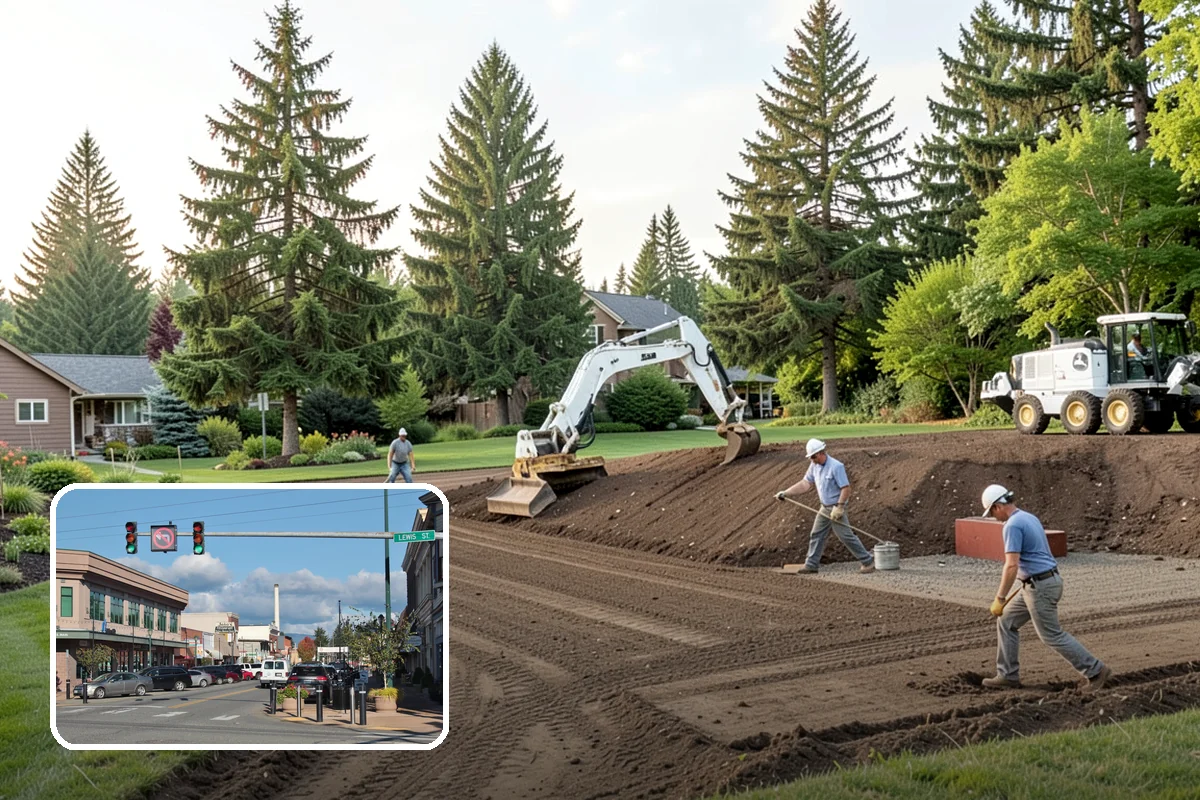 French Drain Installation in Monroe, Snohomish County, WA - Solves chronic soggy and wet areas