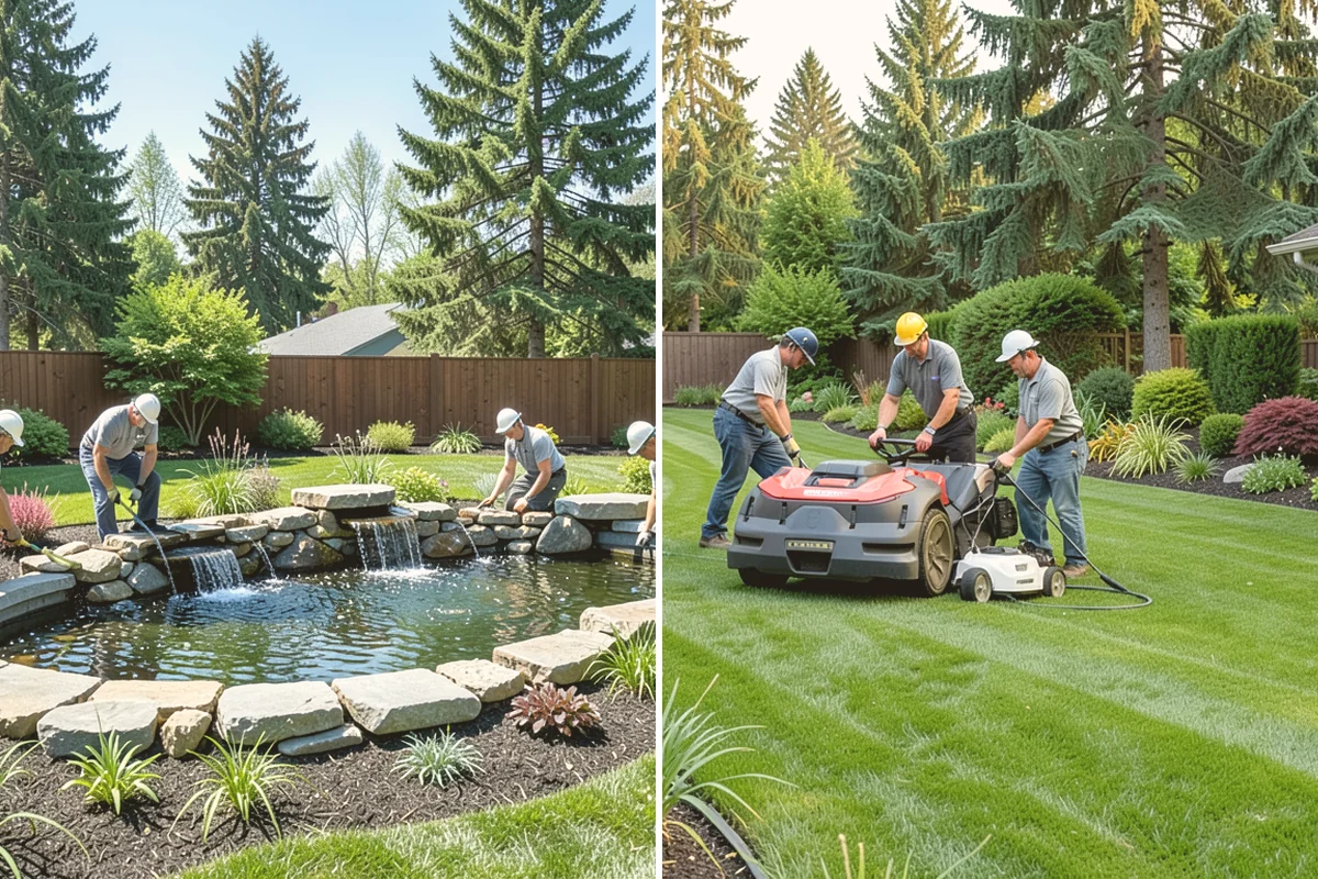 French Drain Installation in Newcastle, King County, WA - Locate the wet area and outfall path