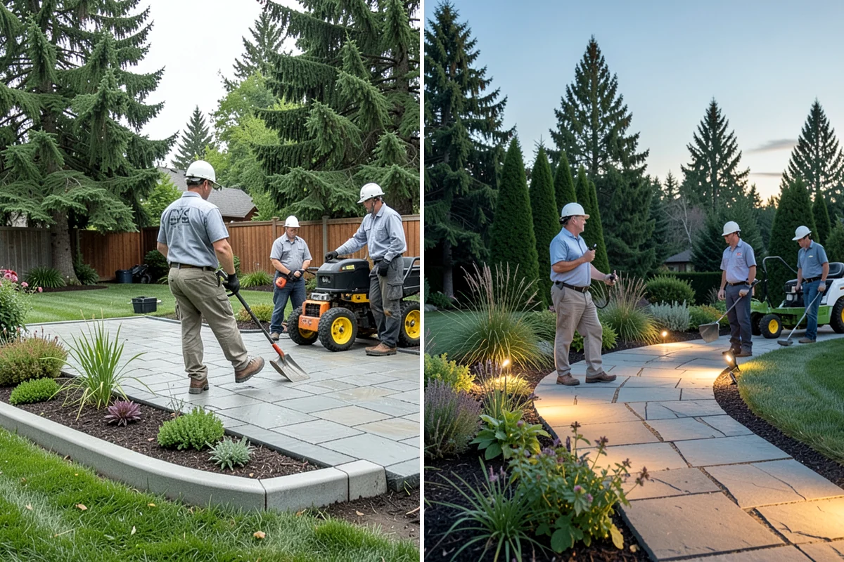 French Drain Installation in Pacific, King County, WA - Locate the wet area and outfall path