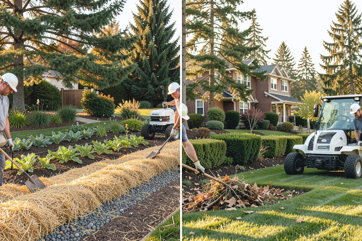 French Drain Installation in Redmond, King County, WA - Locate the wet area and outfall path