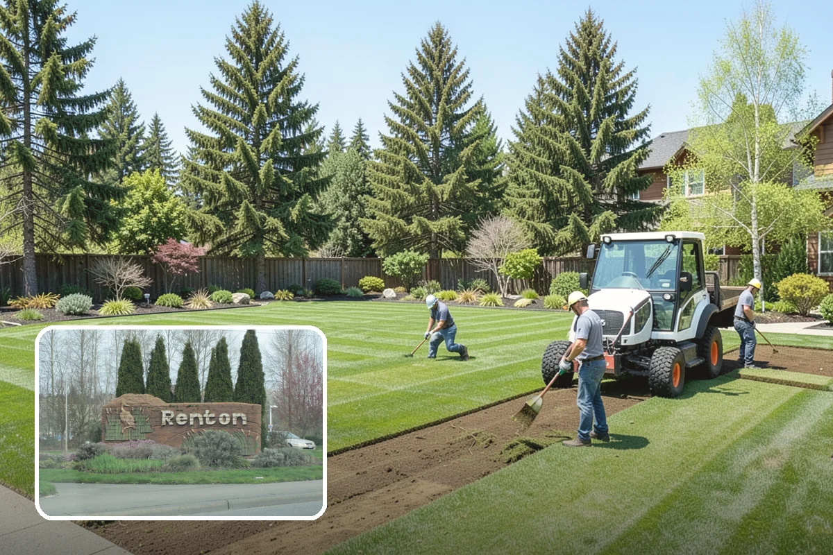 French Drain Installation in Renton, King County, WA - Solves chronic soggy and wet areas