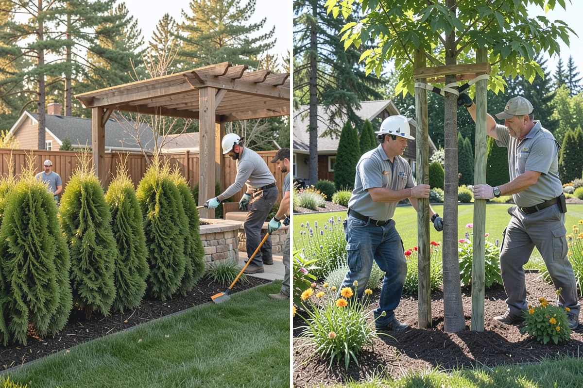 French Drain Installation in Renton, King County, WA - Locate the wet area and outfall path