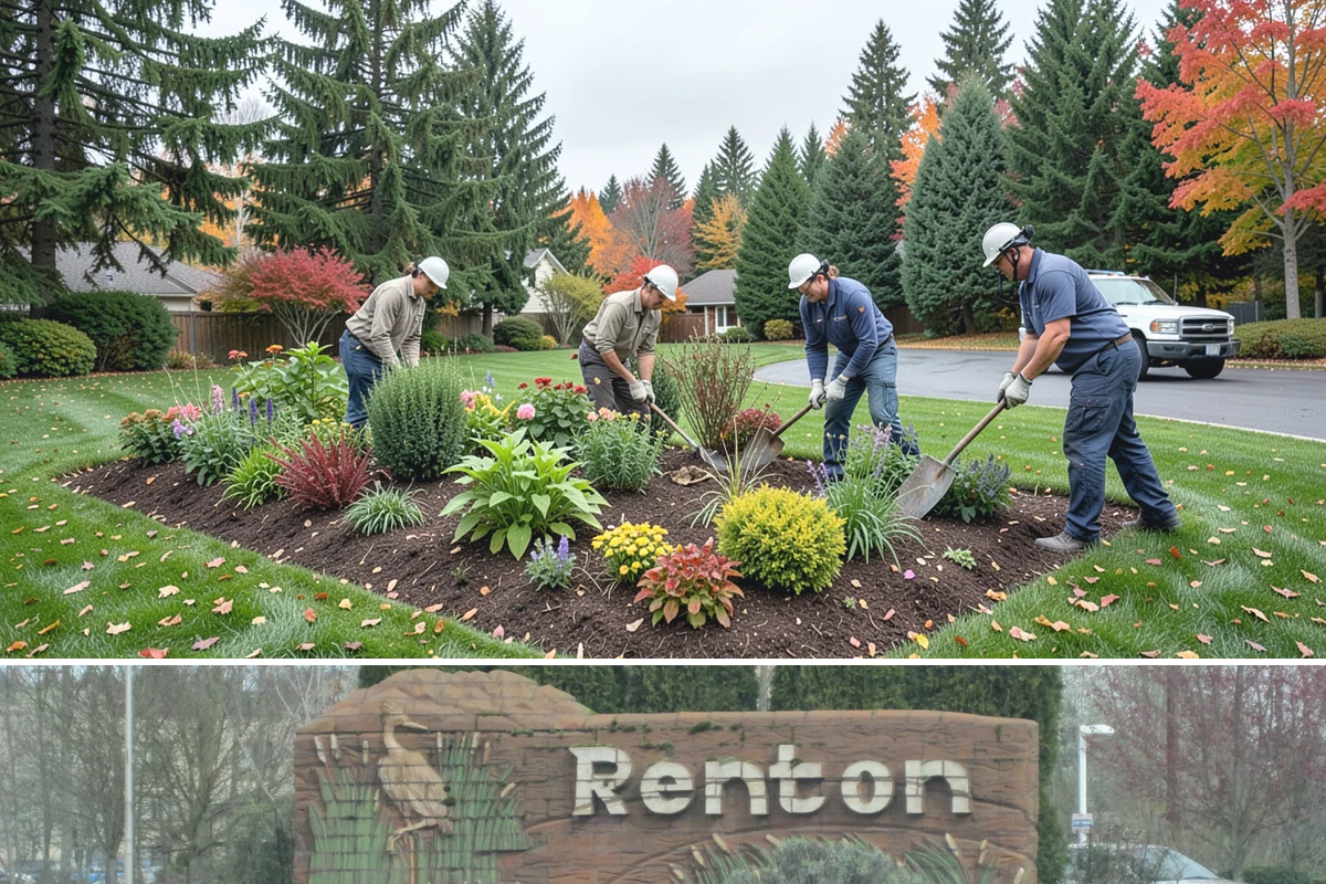 French Drain Installation in Renton, King County, WA - Best installed in drier conditions.