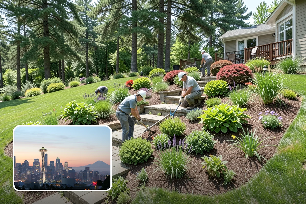 French Drain Installation in Seattle, King County, WA - Solves chronic soggy and wet areas