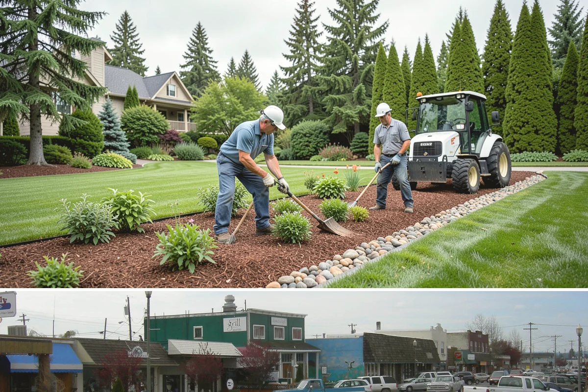 French Drain Installation in Stanwood, Snohomish County, WA - Best installed in drier conditions.