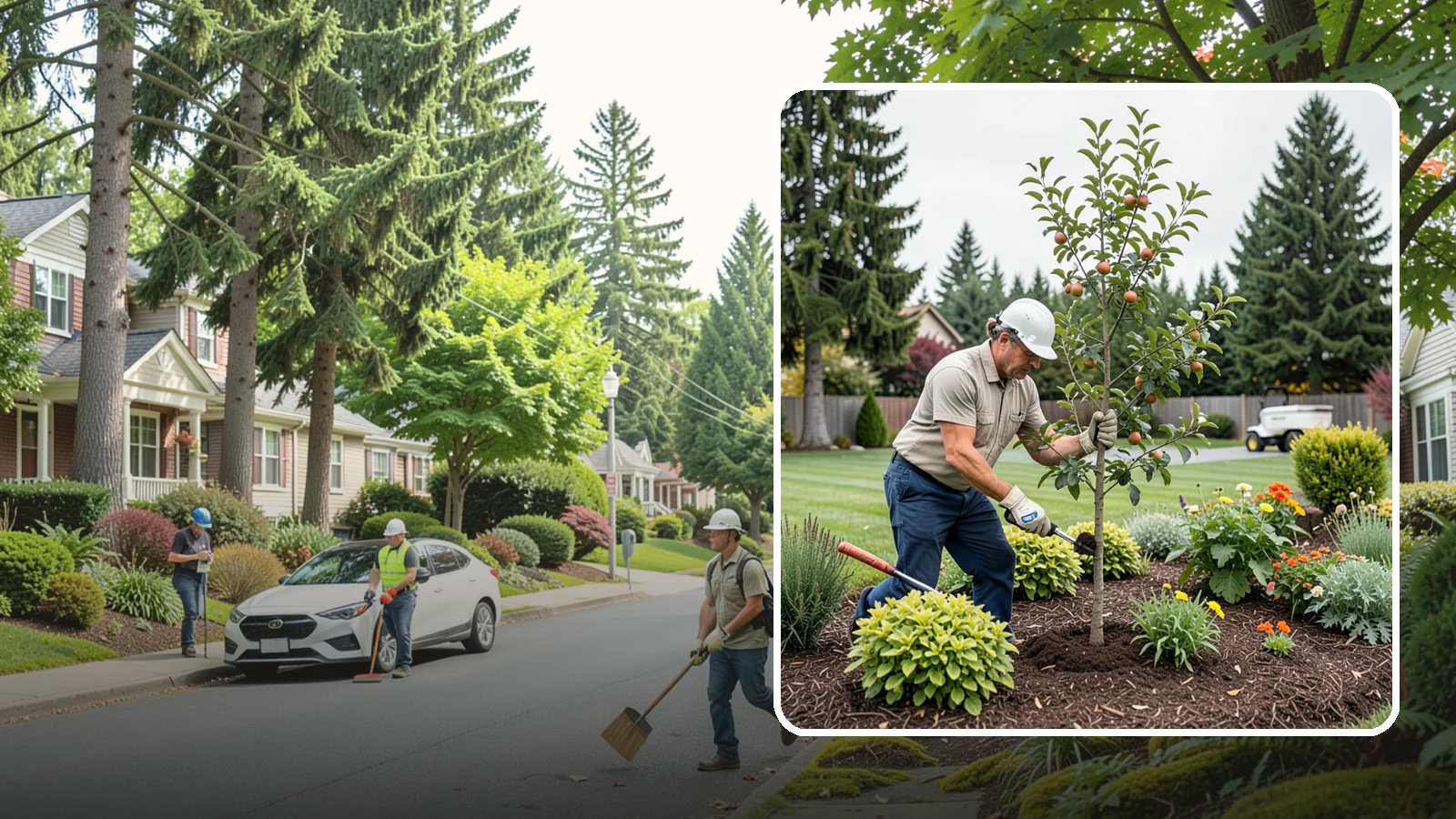 Fruit Tree Planting in Beaux Arts Village, King County, WA - We plant fruit trees selected to produce reliably in the Pacific Northwest climate.