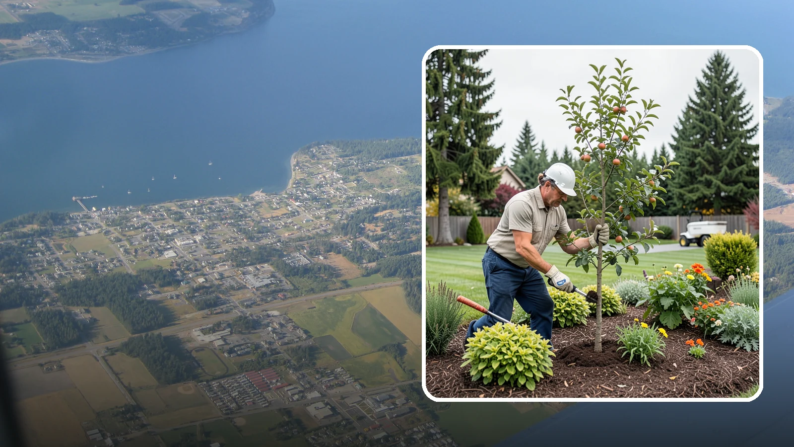 Fruit Tree Planting in Coupeville, Island County, WA - We plant fruit trees selected to produce reliably in the Pacific Northwest climate.