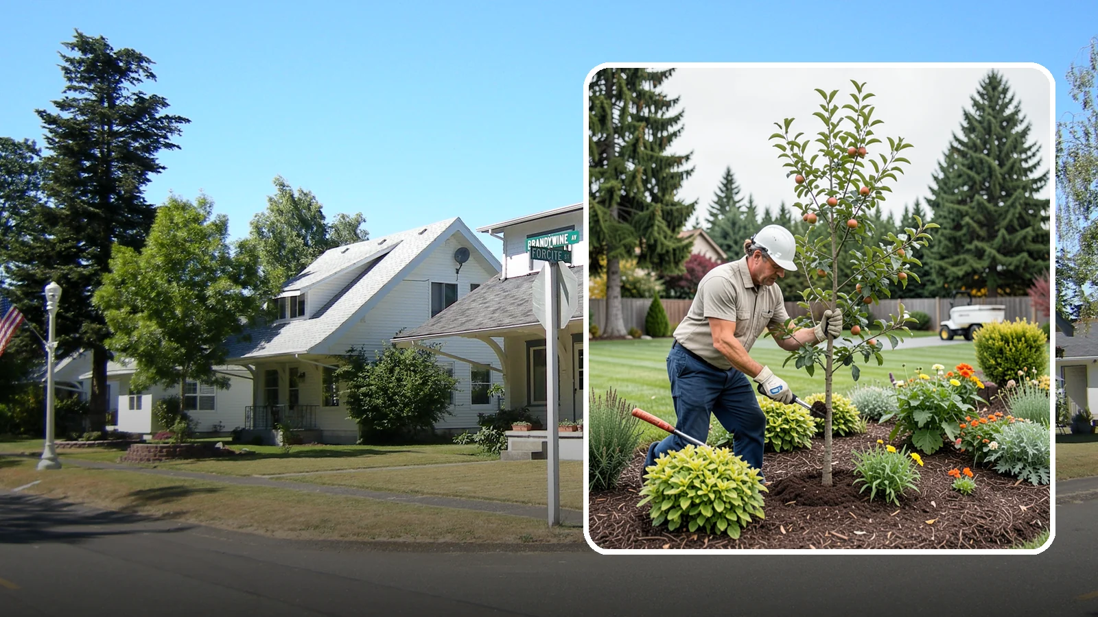 Fruit Tree Planting in DuPont, Pierce County, WA - We plant fruit trees selected to produce reliably in the Pacific Northwest climate.