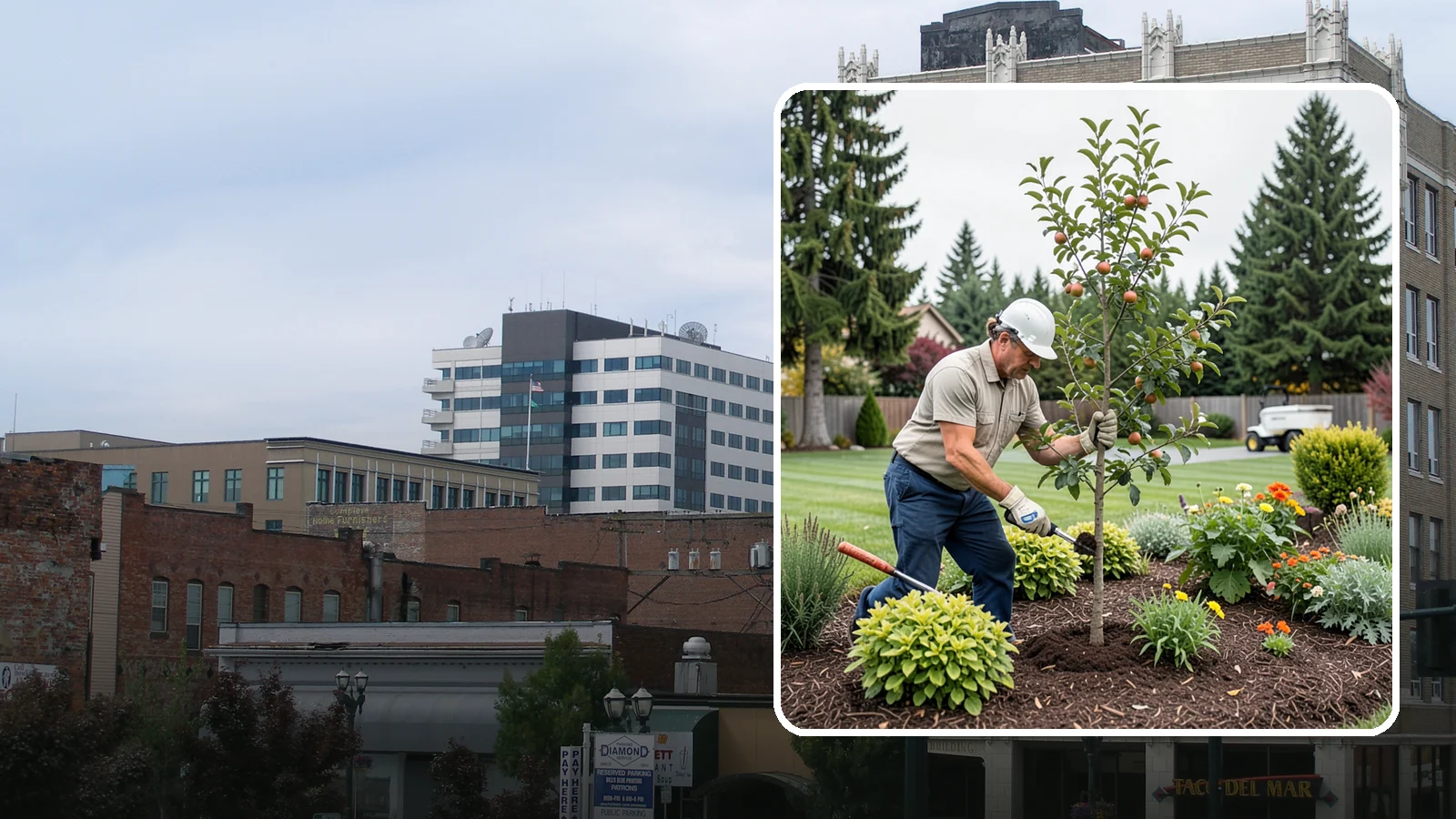 Fruit Tree Planting in Everett, Snohomish County, WA - We plant fruit trees selected to produce reliably in the Pacific Northwest climate.