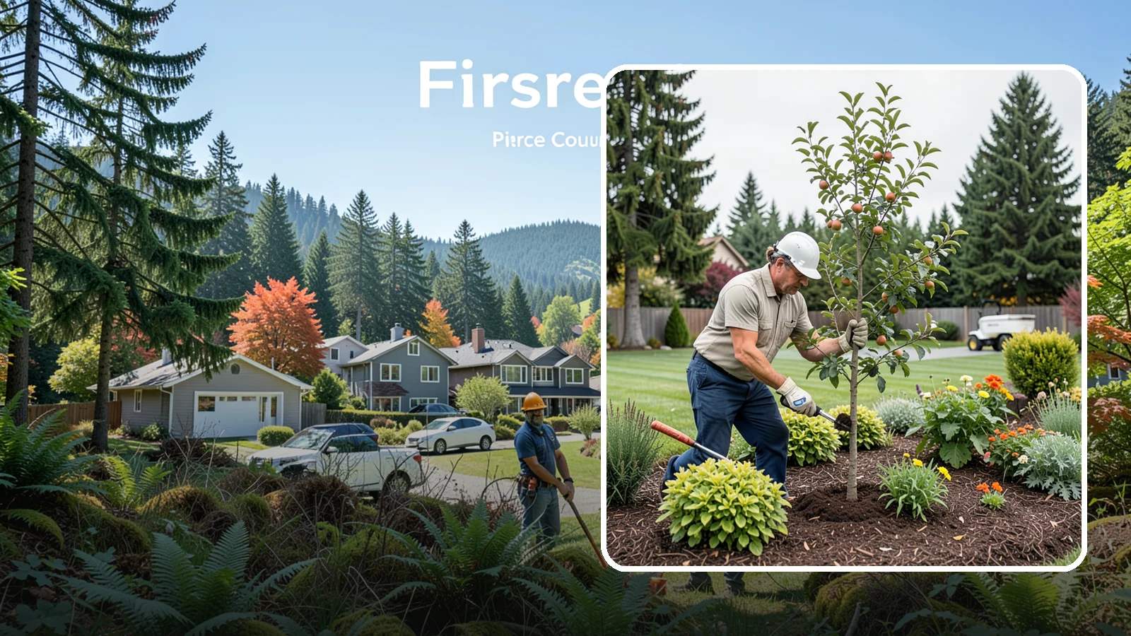 Fruit Tree Planting in Fircrest, Pierce County, WA - We plant fruit trees selected to produce reliably in the Pacific Northwest climate.
