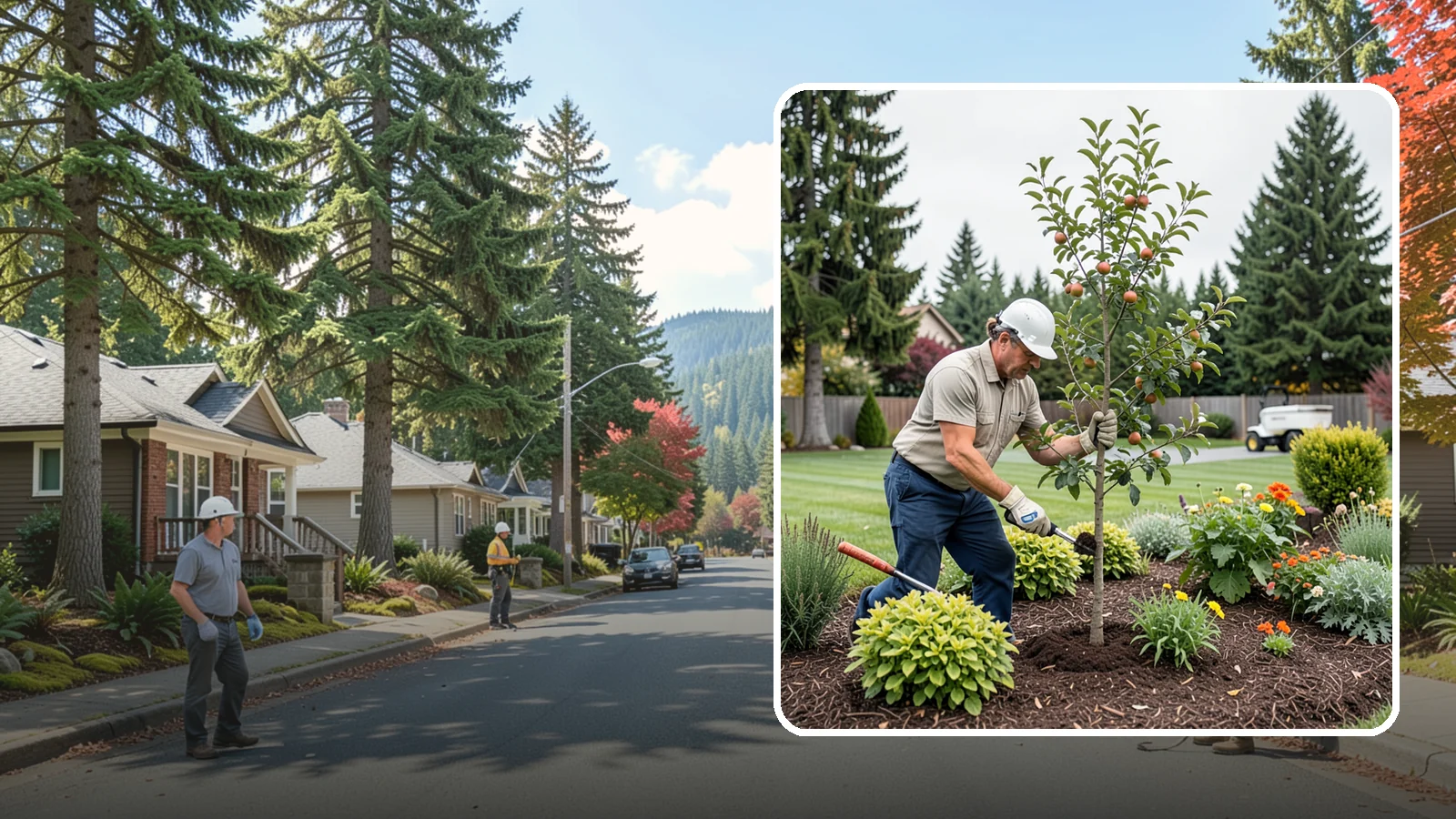 Fruit Tree Planting in Hunts Point, King County, WA - We plant fruit trees selected to produce reliably in the Pacific Northwest climate.