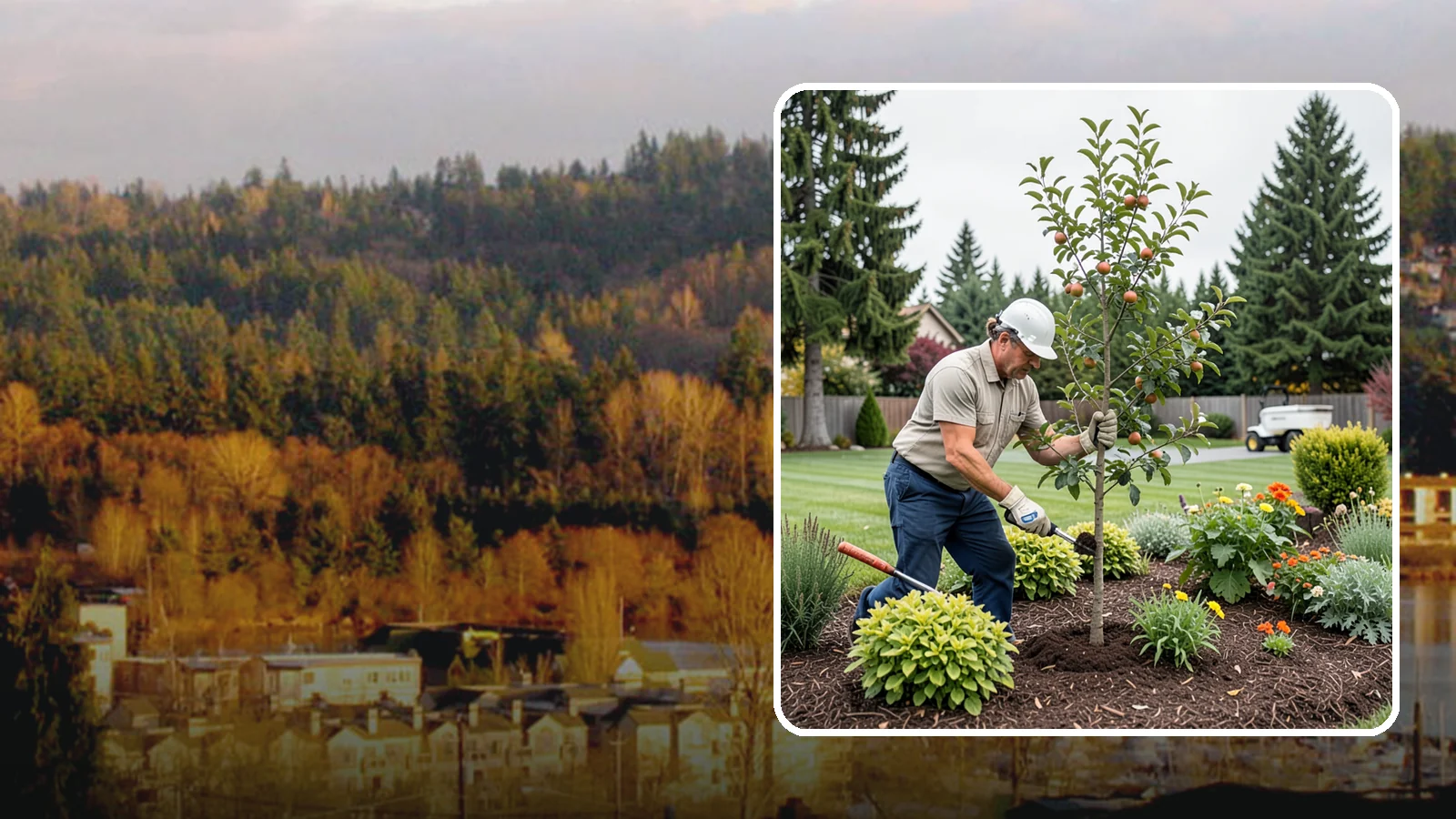 Fruit Tree Planting in Kenmore, King County, WA - We plant fruit trees selected to produce reliably in the Pacific Northwest climate.