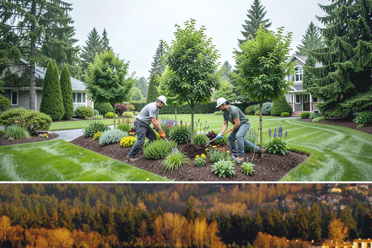 Fruit Tree Planting in Kenmore, King County, WA - Plant bare-root fruit trees in late winter to early spring while dormant, giving roots time to establish before the Northwest...