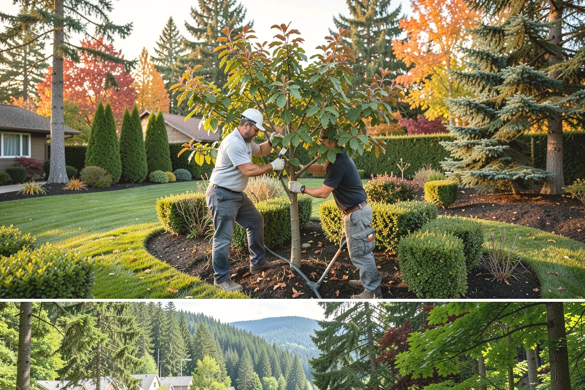 Fruit Tree Planting in Lake Forest Park, King County, WA - Plant bare-root fruit trees in late winter to early spring while dormant, giving roots time to establish before the Northwest...