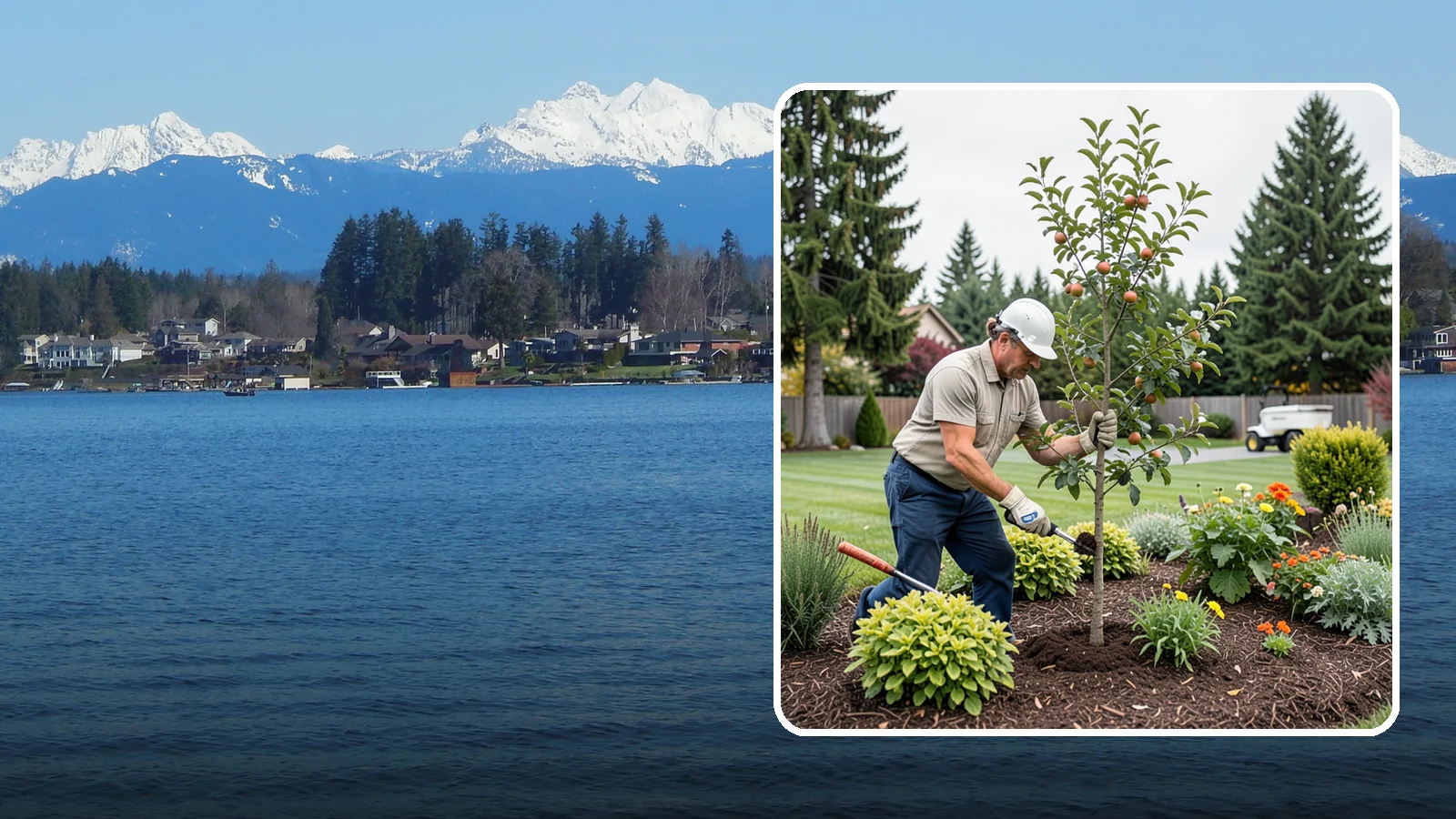 Fruit Tree Planting in Lake Stevens, Snohomish County, WA - We plant fruit trees selected to produce reliably in the Pacific Northwest climate.