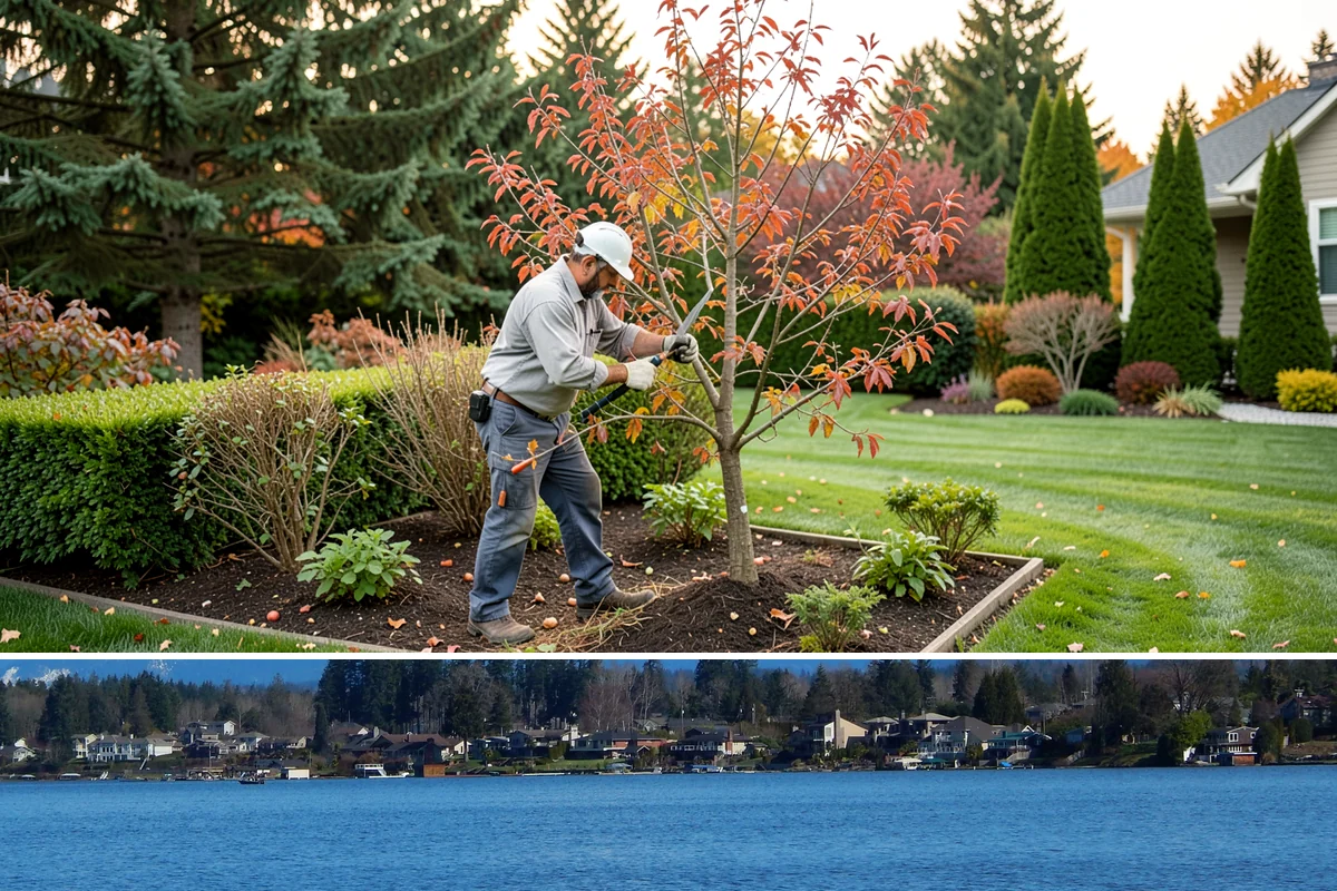 Fruit Tree Planting in Lake Stevens, Snohomish County, WA - Plant bare-root fruit trees in late winter to early spring while dormant, giving roots time to establish before the Northwest...