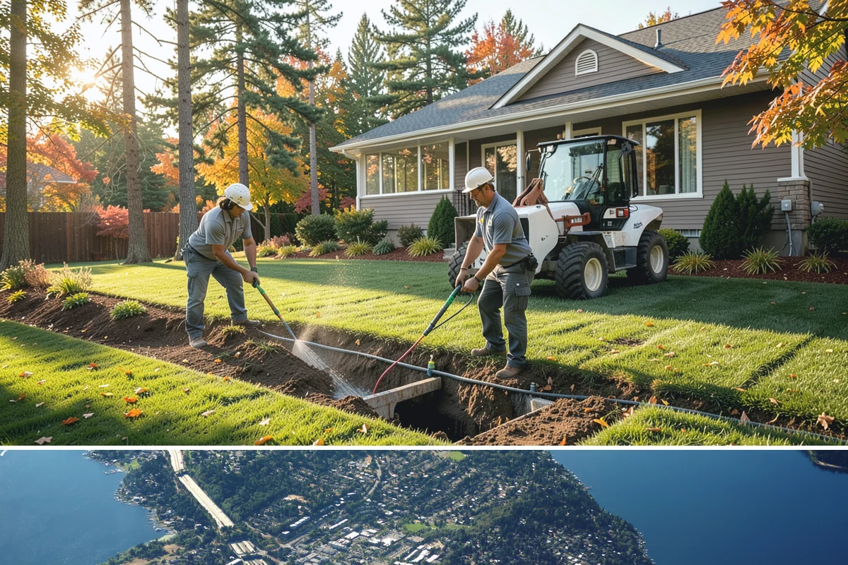 Fruit Tree Planting in Mercer Island, King County, WA - Plant bare-root fruit trees in late winter to early spring while dormant, giving roots time to establish before the Northwest...