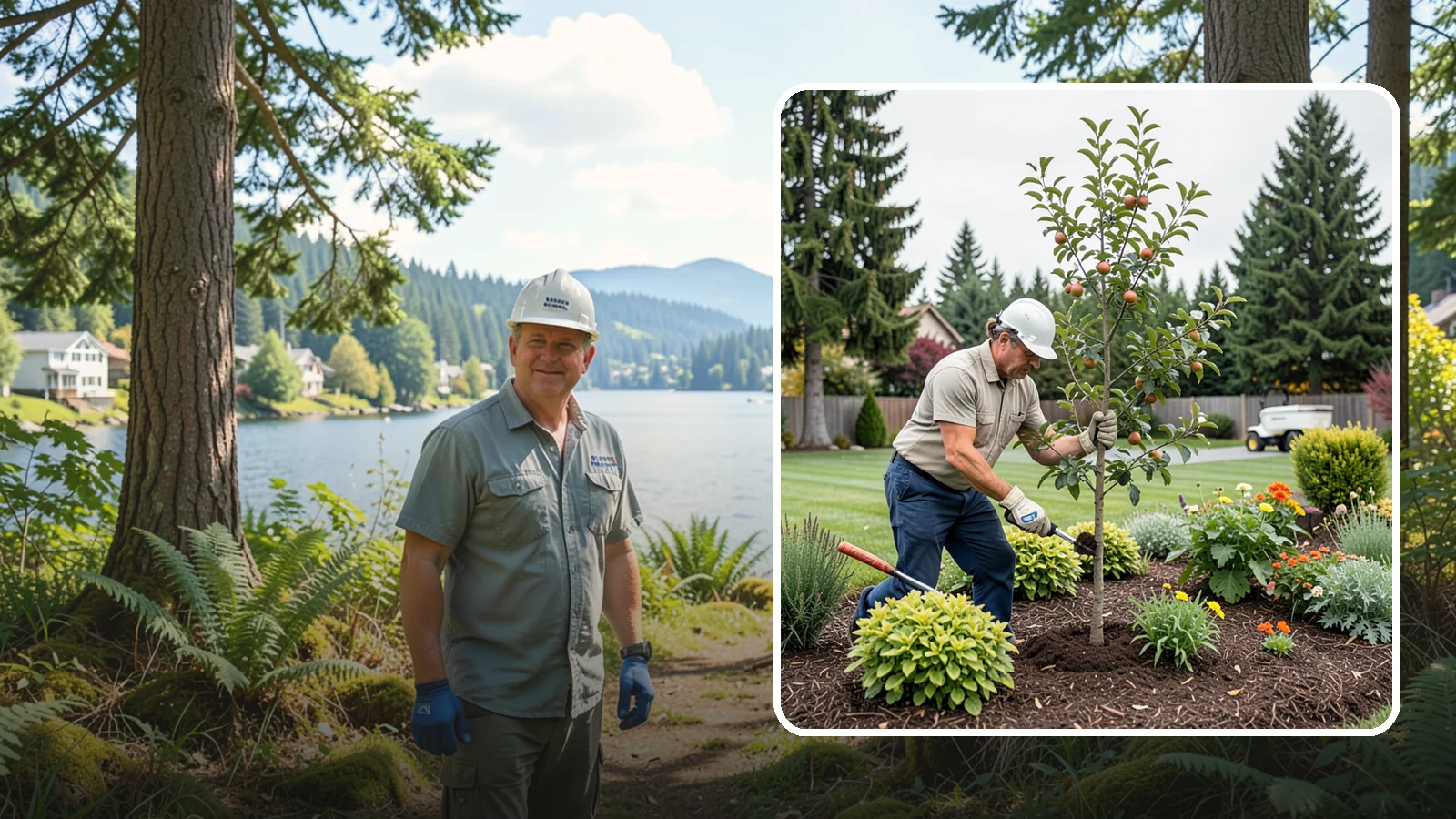 Fruit Tree Planting in Milton, King County, WA - We plant fruit trees selected to produce reliably in the Pacific Northwest climate.