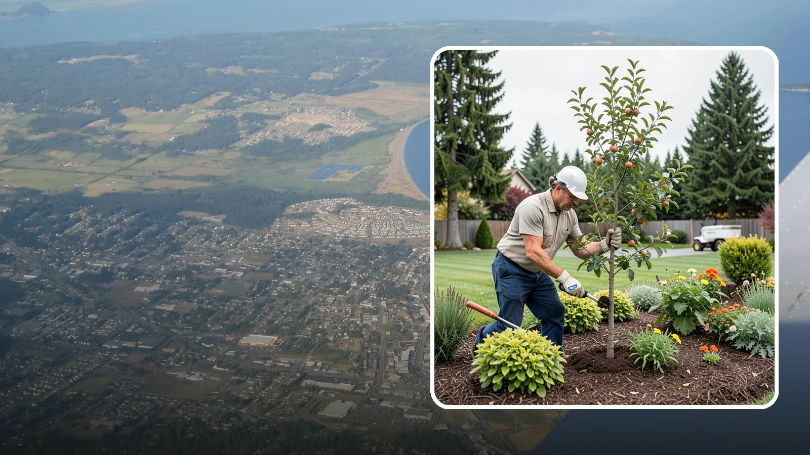 Fruit Tree Planting in Oak Harbor, Island County, WA - We plant fruit trees selected to produce reliably in the Pacific Northwest climate.