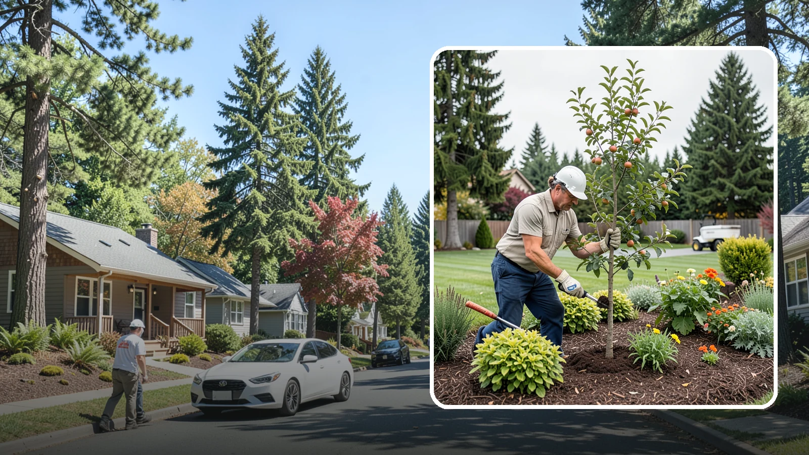 Fruit Tree Planting in Orting, Pierce County, WA - We plant fruit trees selected to produce reliably in the Pacific Northwest climate.