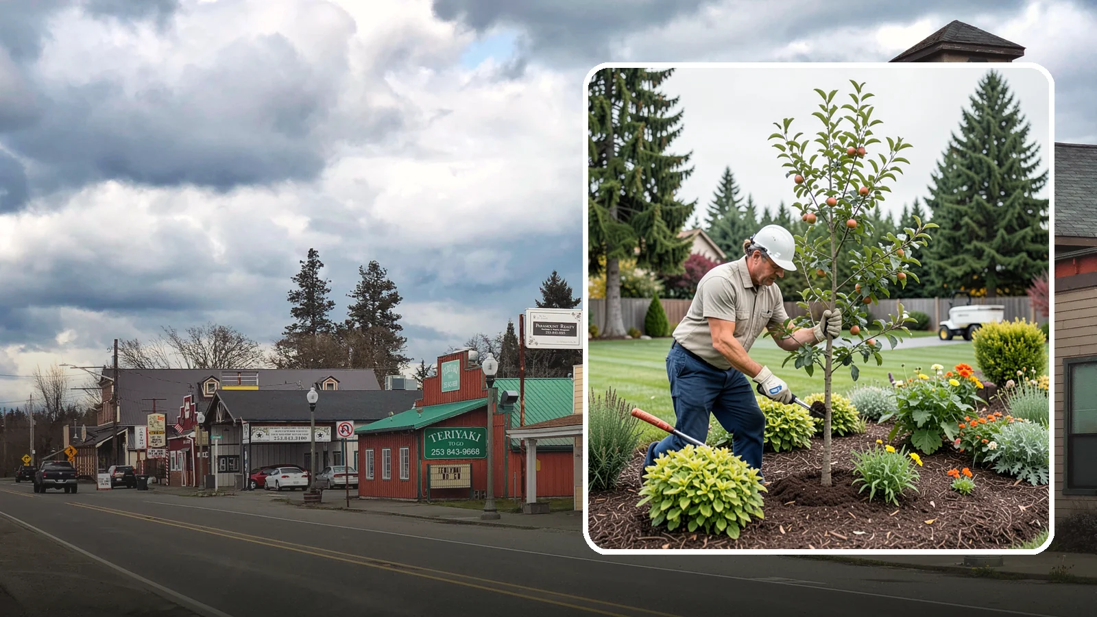 Fruit Tree Planting in Roy, Pierce County, WA - We plant fruit trees selected to produce reliably in the Pacific Northwest climate.