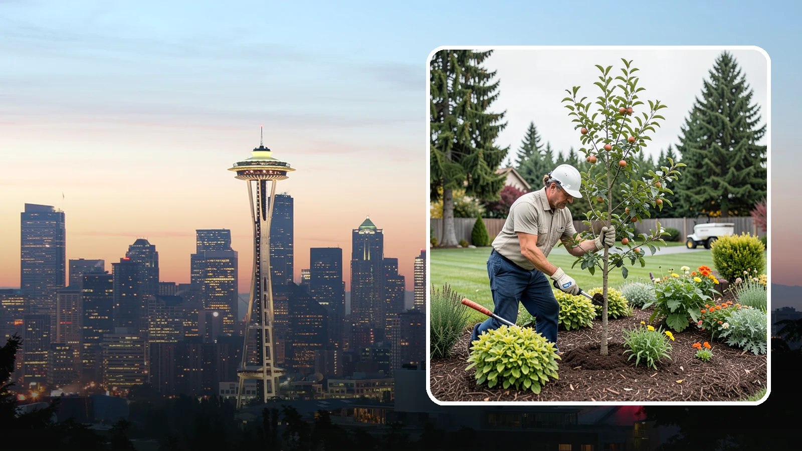 Fruit Tree Planting in Seattle, King County, WA - We plant fruit trees selected to produce reliably in the Pacific Northwest climate.