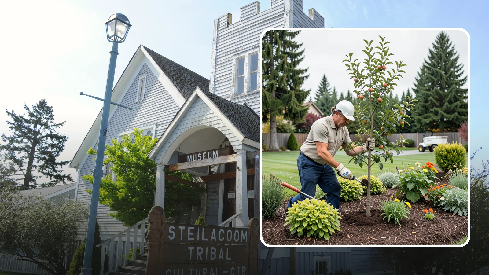 Fruit Tree Planting in Steilacoom, Pierce County, WA - We plant fruit trees selected to produce reliably in the Pacific Northwest climate.