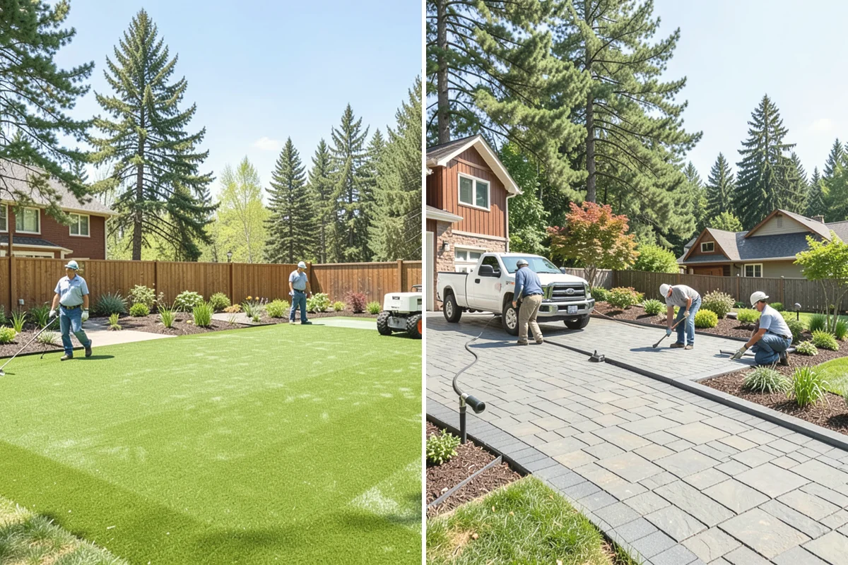 Full Landscape Installation in Anacortes, Skagit County, WA - Meet on site to define goals, budget, and site conditions