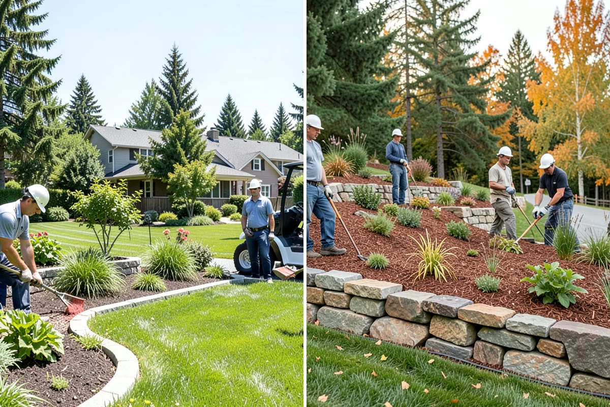Full Landscape Installation in Arlington, Snohomish County, WA - Meet on site to define goals, budget, and site conditions