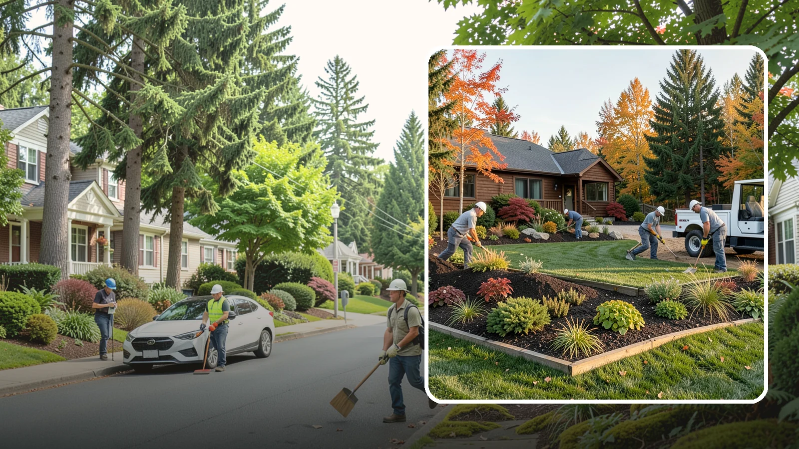 Full Landscape Installation in Beaux Arts Village, King County, WA - We install complete landscapes from the ground up, integrating plantings, grading, and features for a finished Northwest yard.