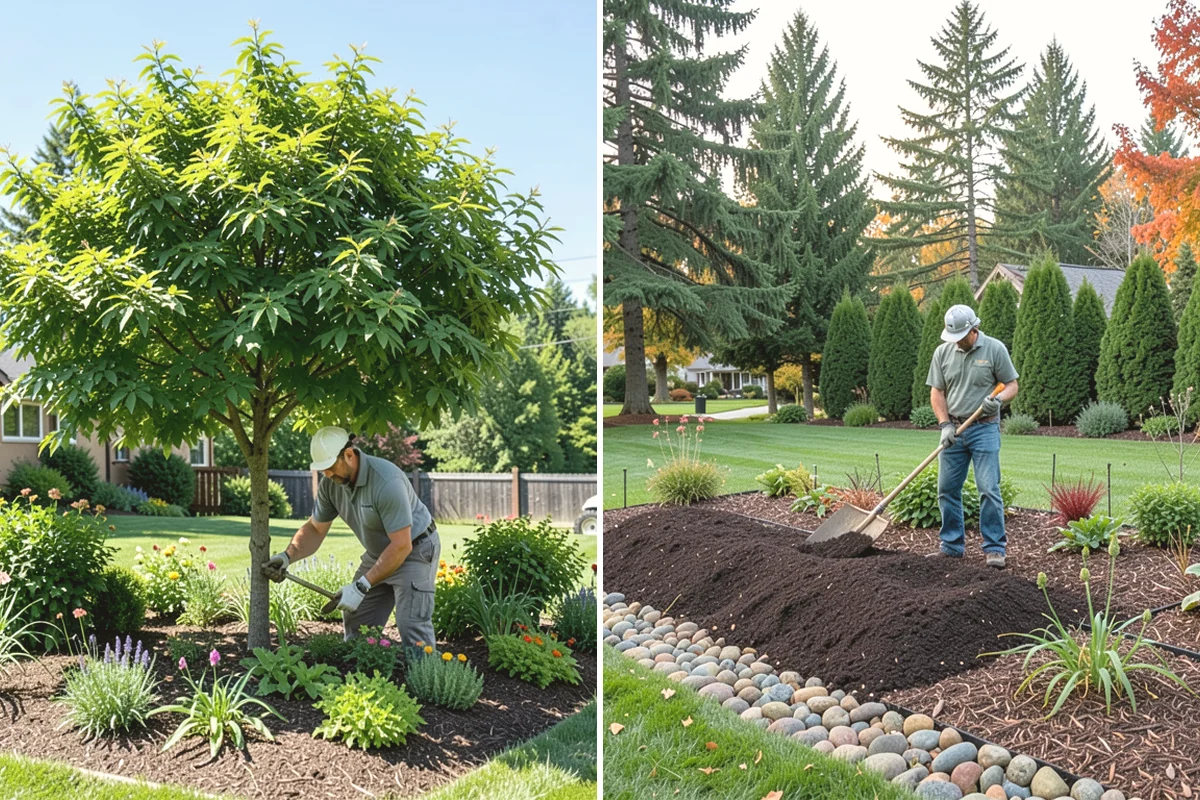 Full Landscape Installation in Black Diamond, King County, WA - Meet on site to define goals, budget, and site conditions