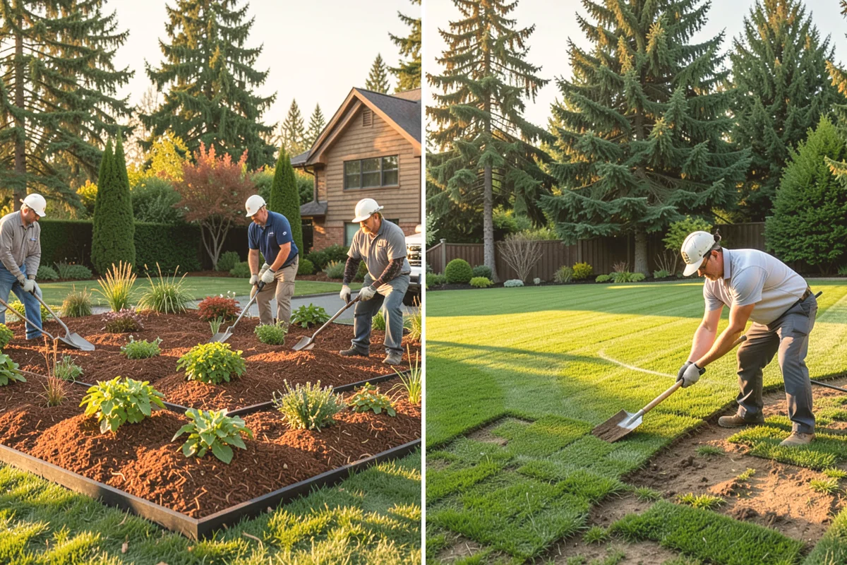 Full Landscape Installation in Bothell, King County, WA - Meet on site to define goals, budget, and site conditions