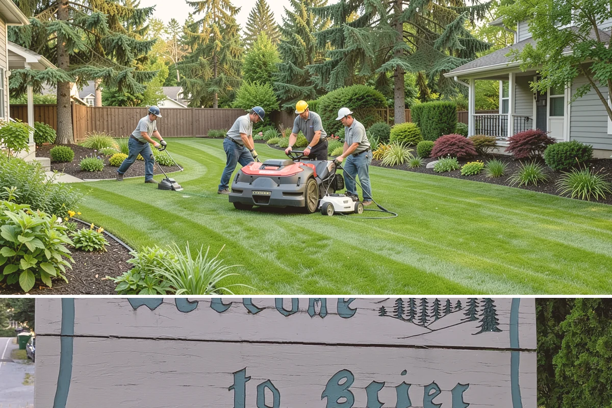 Full Landscape Installation in Brier, Snohomish County, WA - Spring and fall installations take advantage of the region's mild, damp weather to help new plantings and lawns establish quickly.