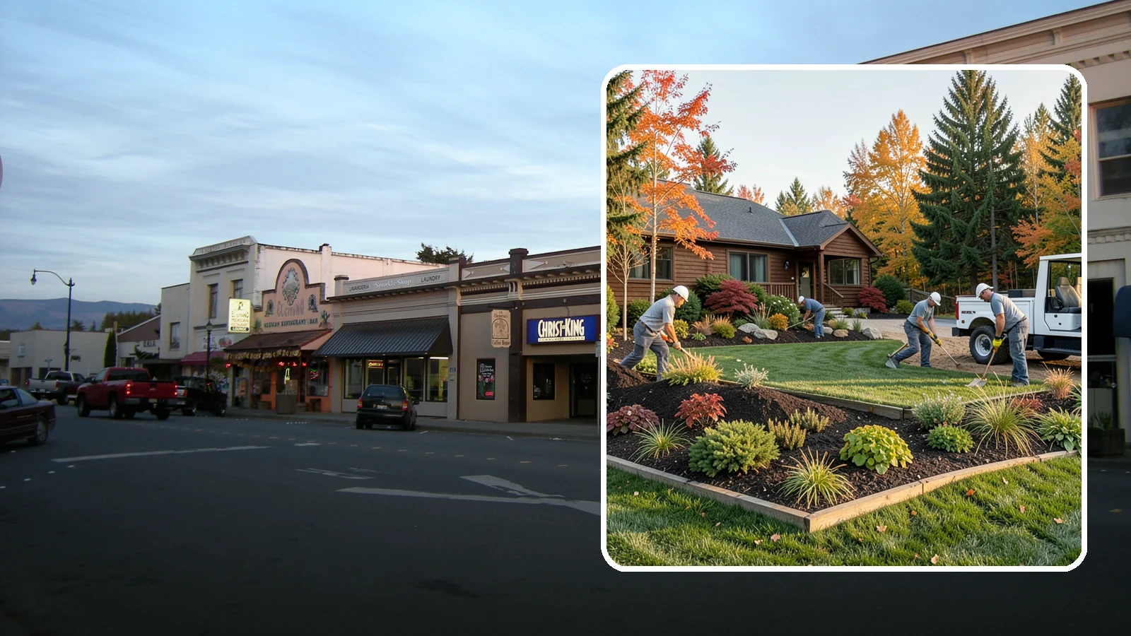 Full Landscape Installation in Burlington, Skagit County, WA - We install complete landscapes from the ground up, integrating plantings, grading, and features for a finished Northwest yard.