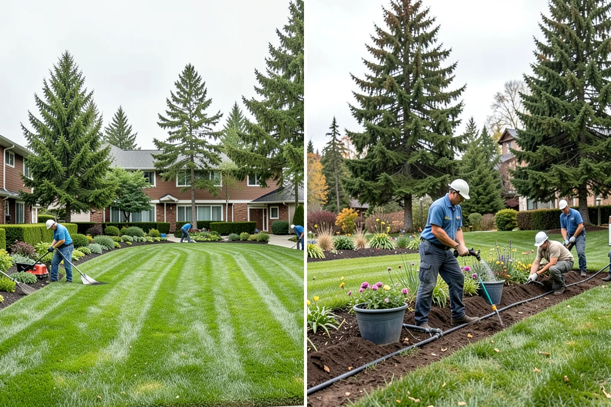 Full Landscape Installation in Concrete, Skagit County, WA - Meet on site to define goals, budget, and site conditions