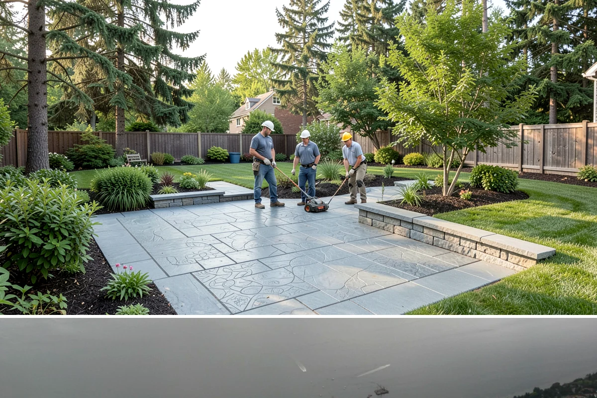 Full Landscape Installation in Des Moines, King County, WA - Spring and fall installations take advantage of the region's mild, damp weather to help new plantings and lawns establish quickly.