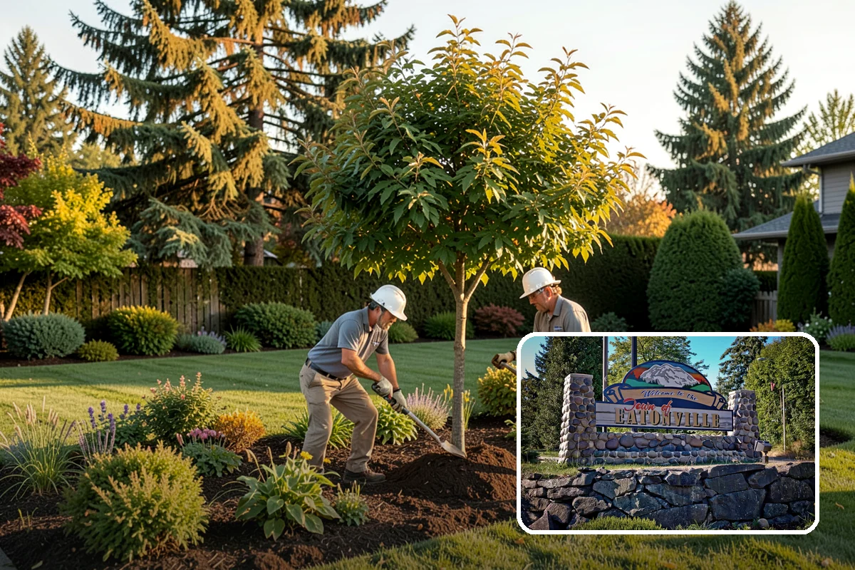 Full Landscape Installation in Eatonville, Pierce County, WA - Coordinated, single-source landscape build
