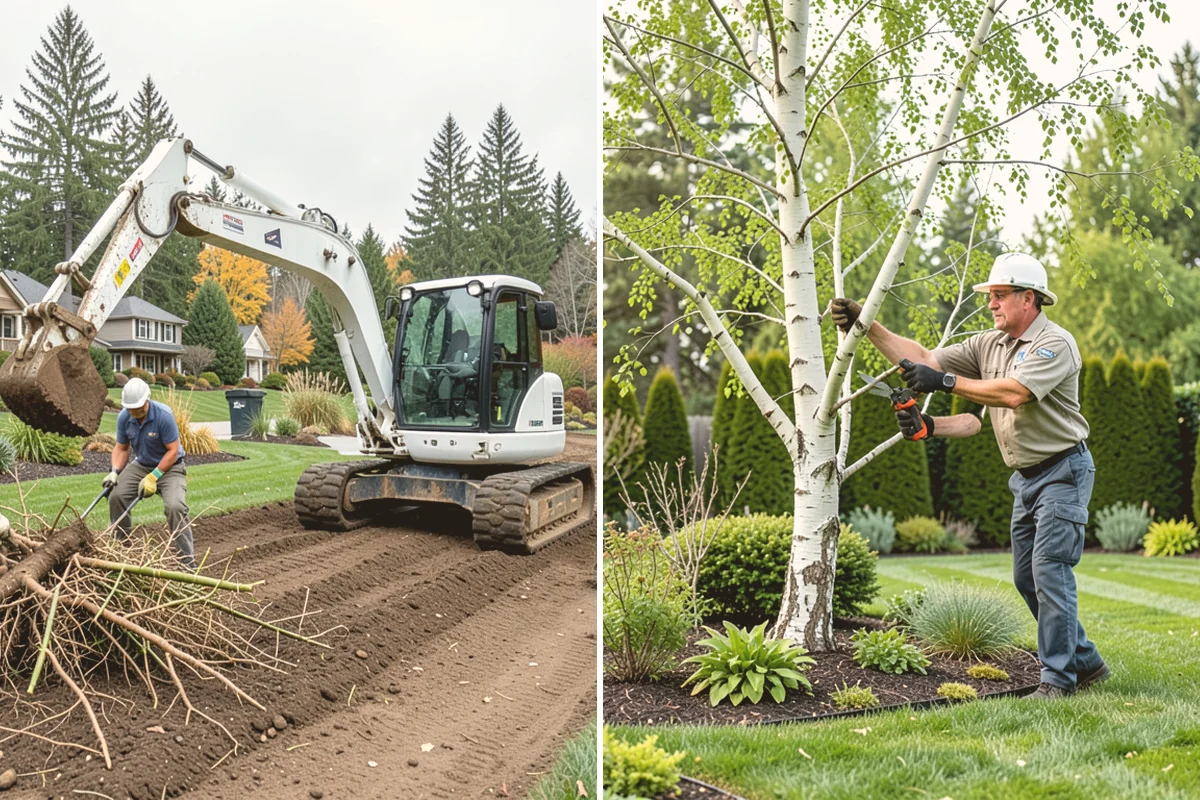 Full Landscape Installation in Eatonville, Pierce County, WA - Meet on site to define goals, budget, and site conditions