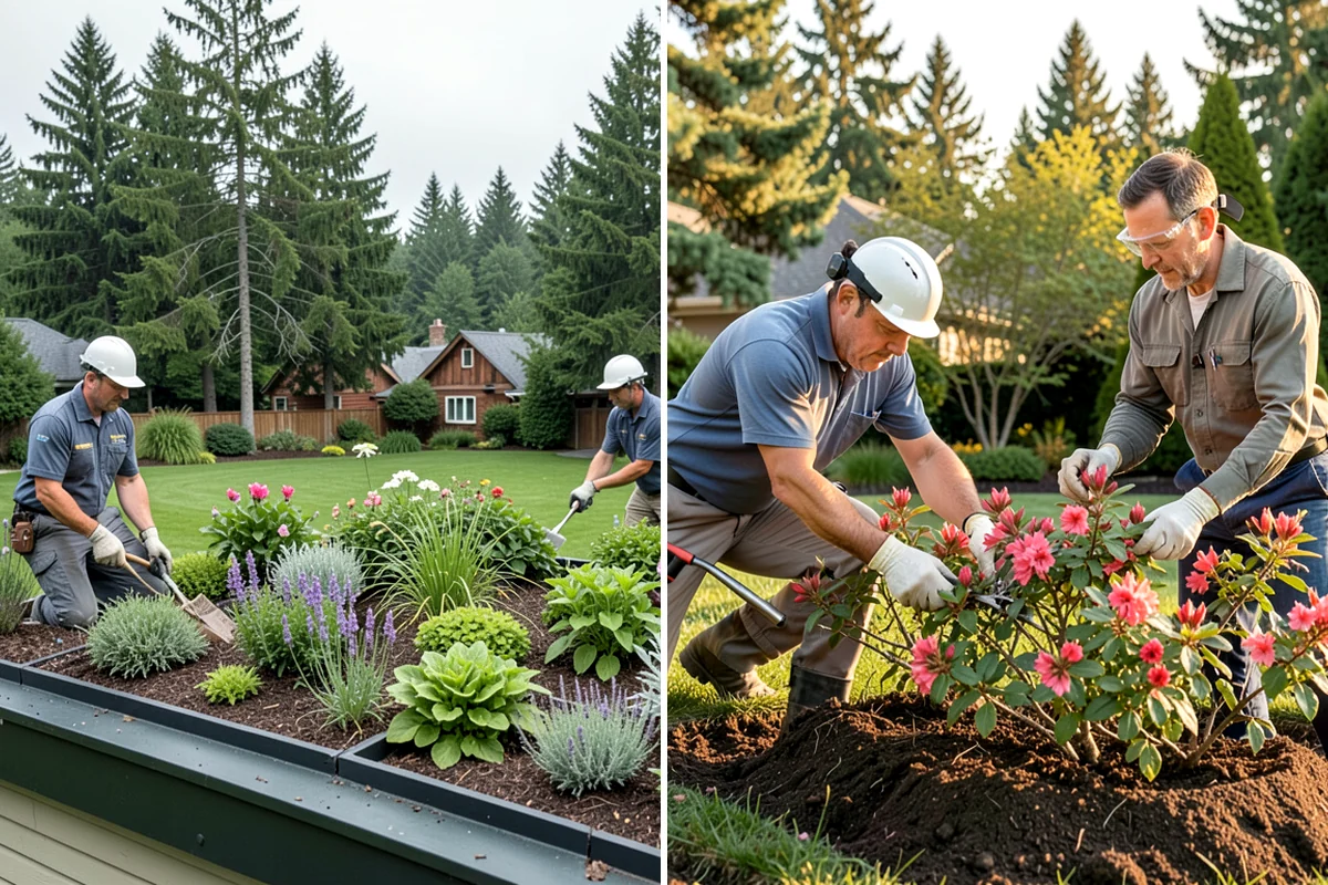 Full Landscape Installation in Everett, Snohomish County, WA - Meet on site to define goals, budget, and site conditions