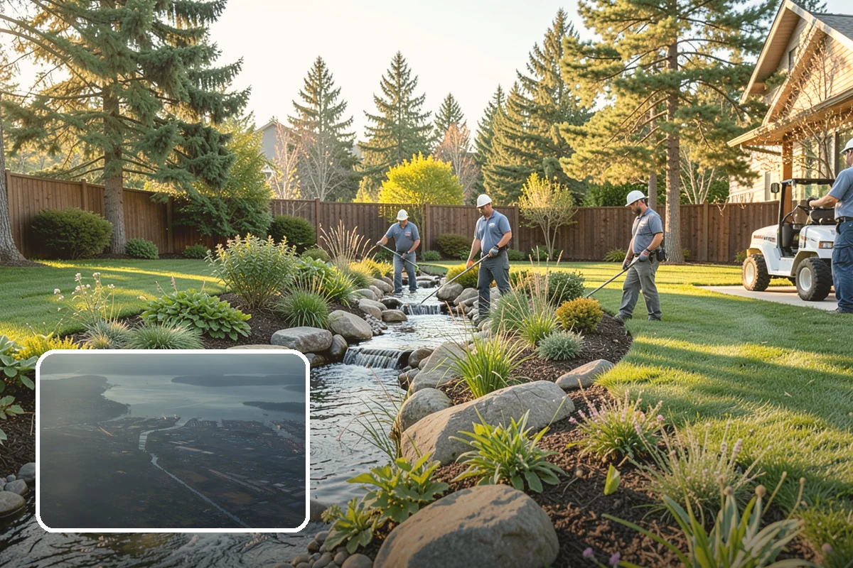 Full Landscape Installation in Fife, Pierce County, WA - Coordinated, single-source landscape build