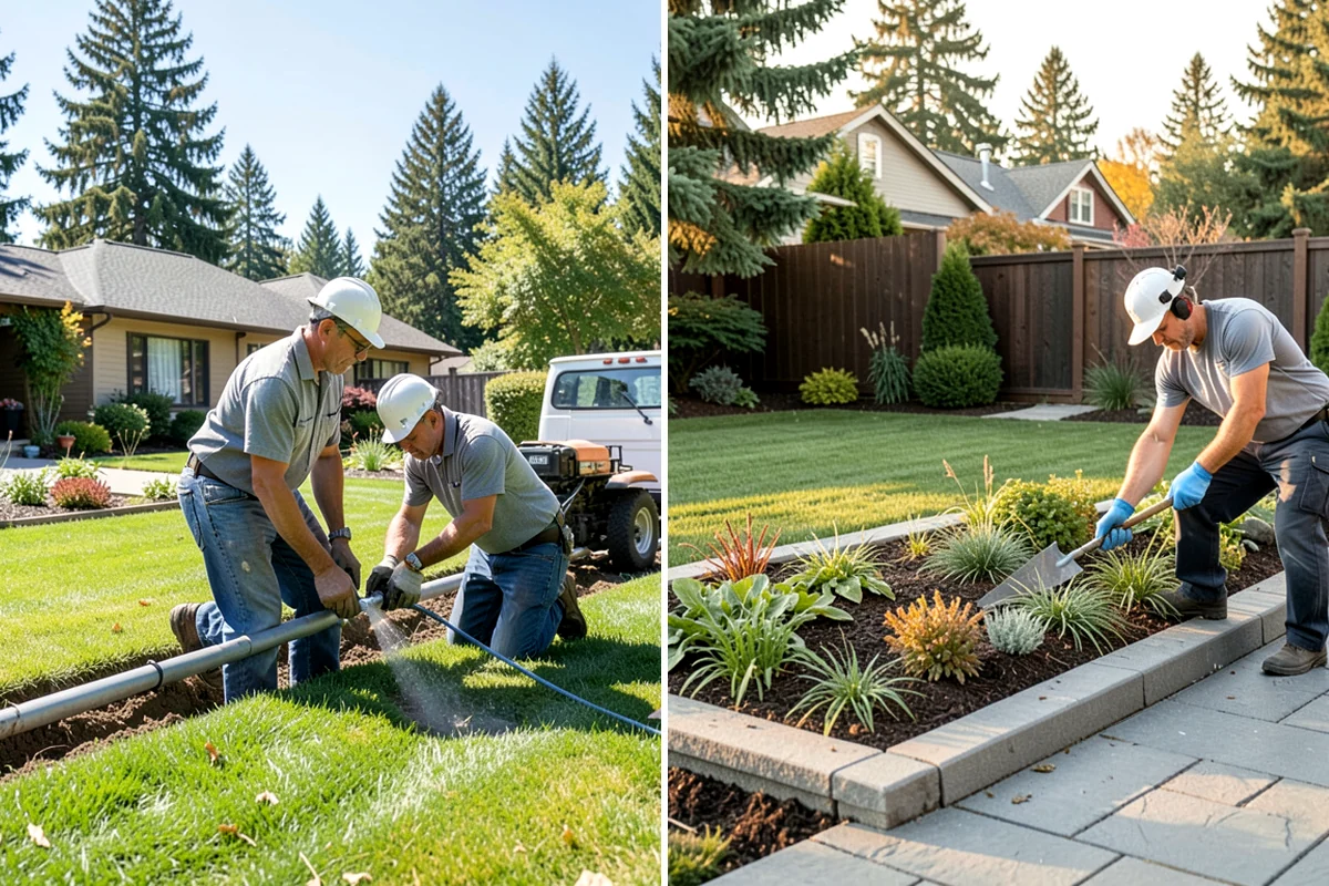Full Landscape Installation in Fircrest, Pierce County, WA - Meet on site to define goals, budget, and site conditions