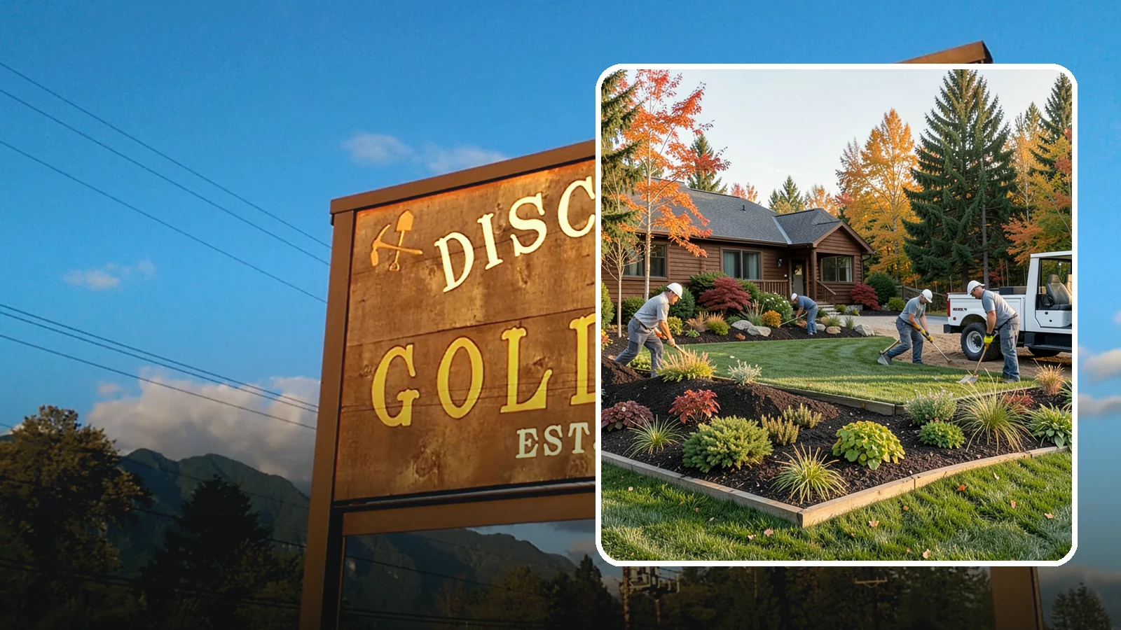 Full Landscape Installation in Gold Bar, Snohomish County, WA - We install complete landscapes from the ground up, integrating plantings, grading, and features for a finished Northwest yard.