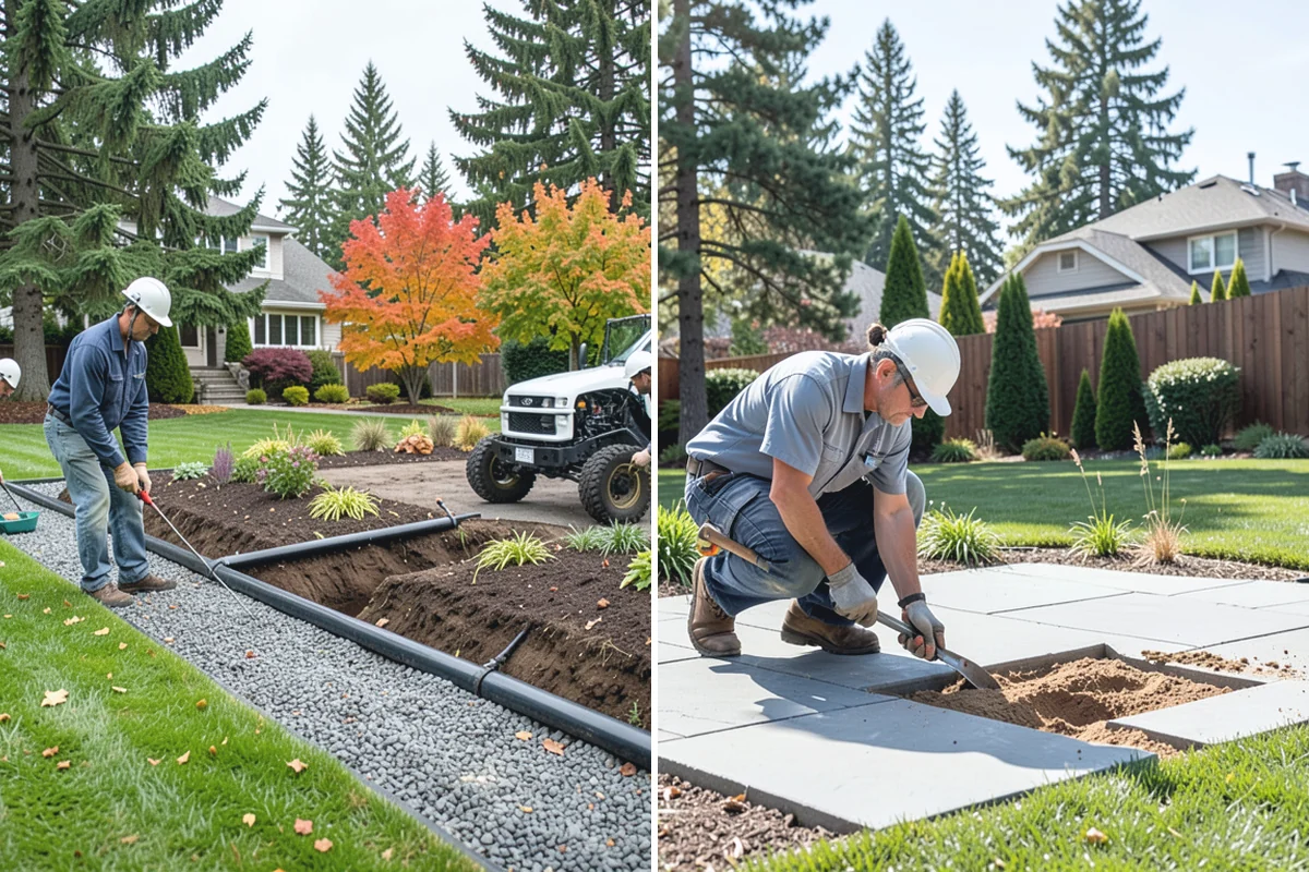 Full Landscape Installation in Hamilton, Skagit County, WA - Meet on site to define goals, budget, and site conditions