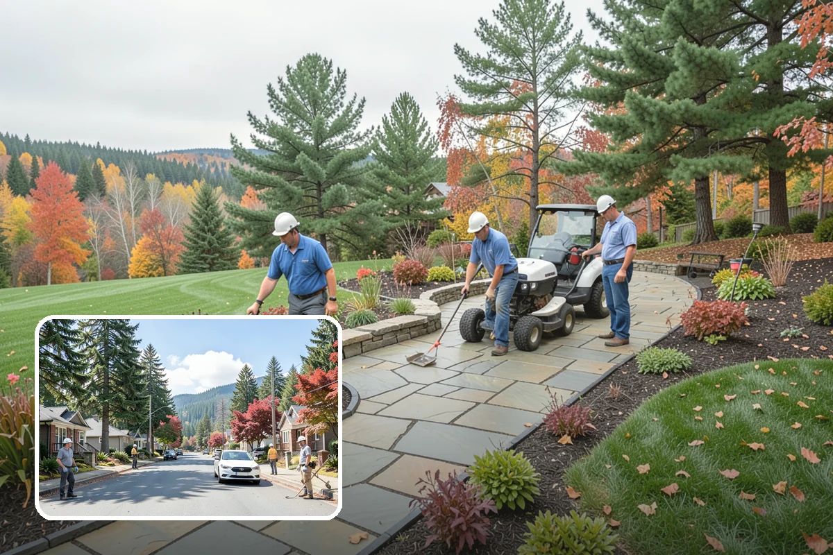Full Landscape Installation in Hunts Point, King County, WA - Coordinated, single-source landscape build
