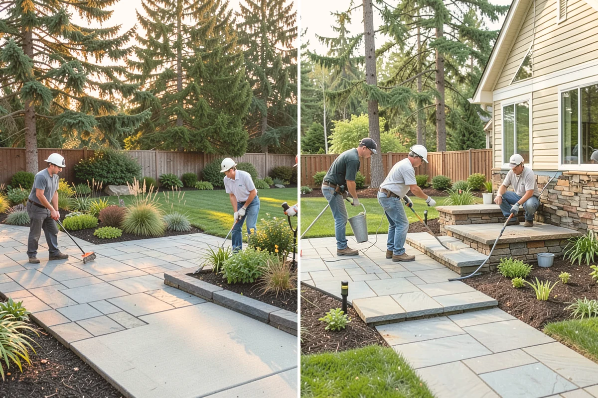 Full Landscape Installation in Kent, King County, WA - Meet on site to define goals, budget, and site conditions