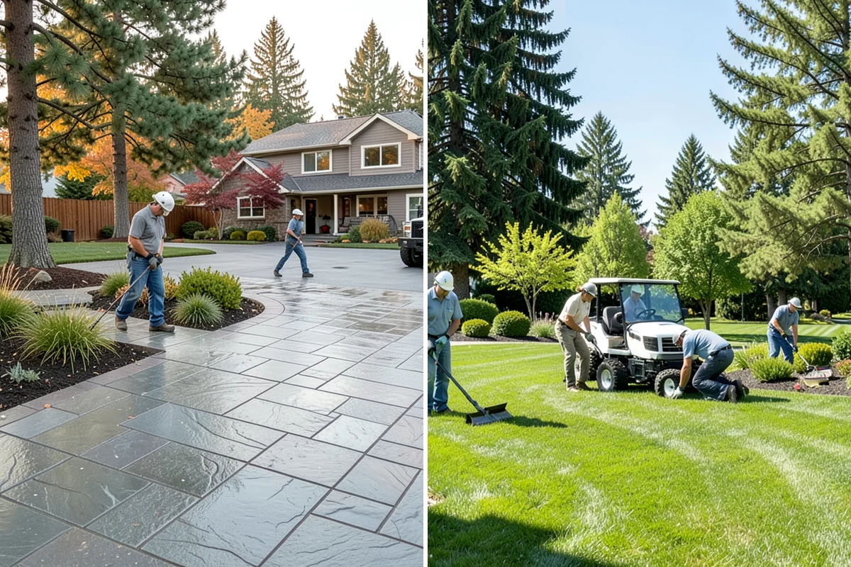 Full Landscape Installation in Lakewood, Pierce County, WA - Meet on site to define goals, budget, and site conditions